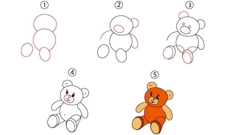 Cartoon Bear Drawing