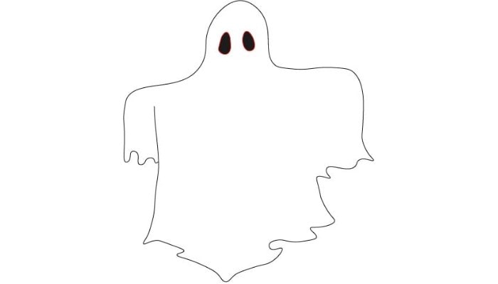 Ghost Drawing Easy step2