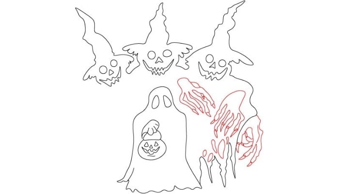 Ghost Drawing step2