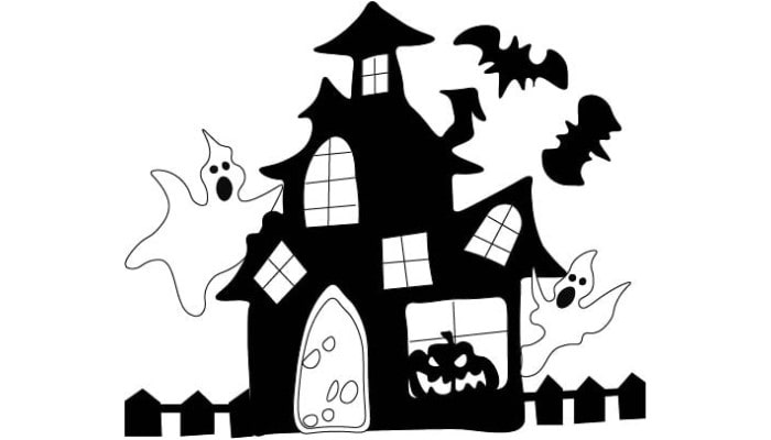 Haunted House Drawing step5