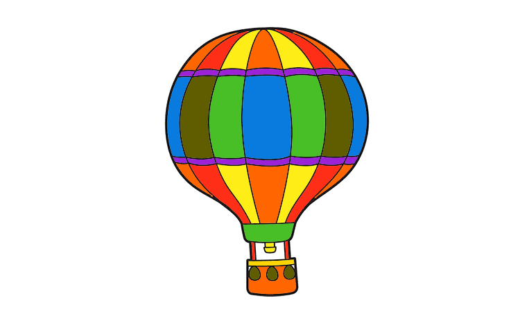 Hot air balloon Drawing