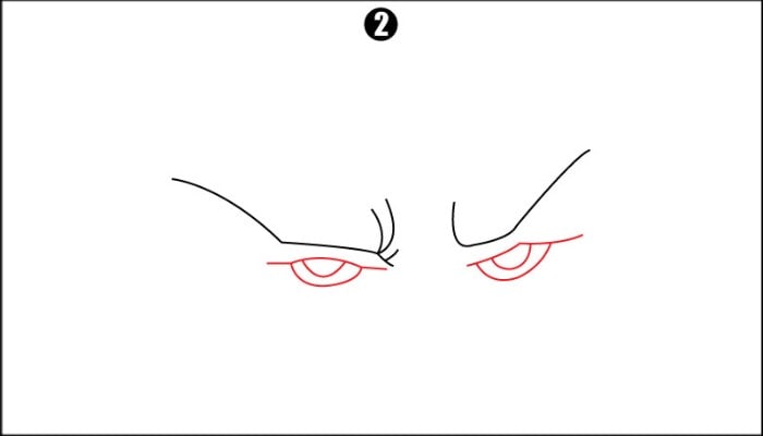 Joker Face Drawing step2