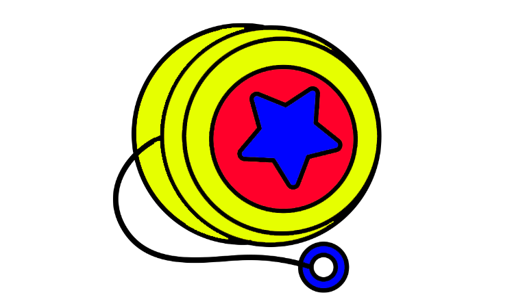 Yo-yo drawing easy