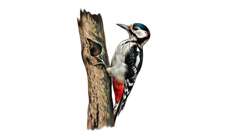 Woodpecker Drawing