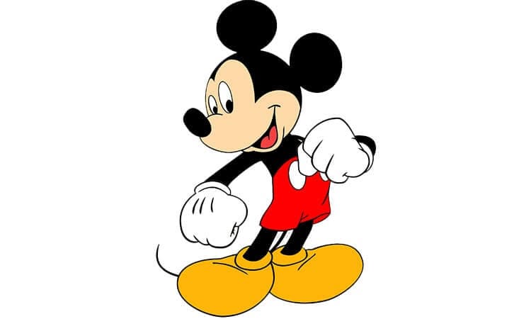 Mickey Mouse drawing