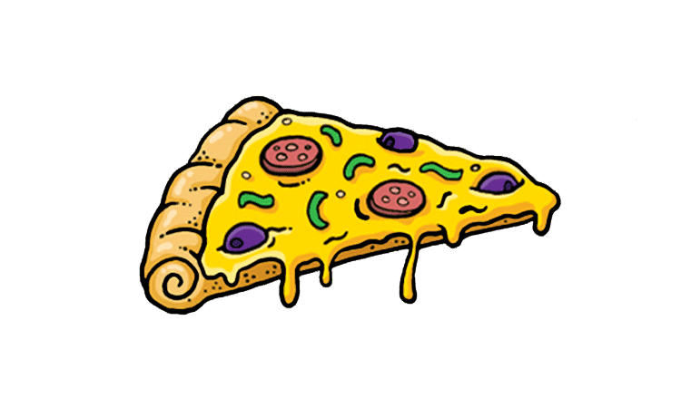 Pizza Slice Drawing