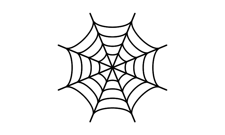 Spider web Drawing