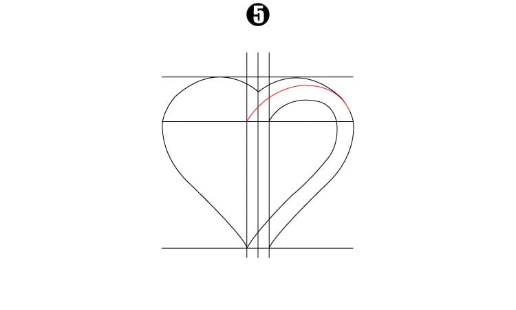 3D Impossible Heart Step5