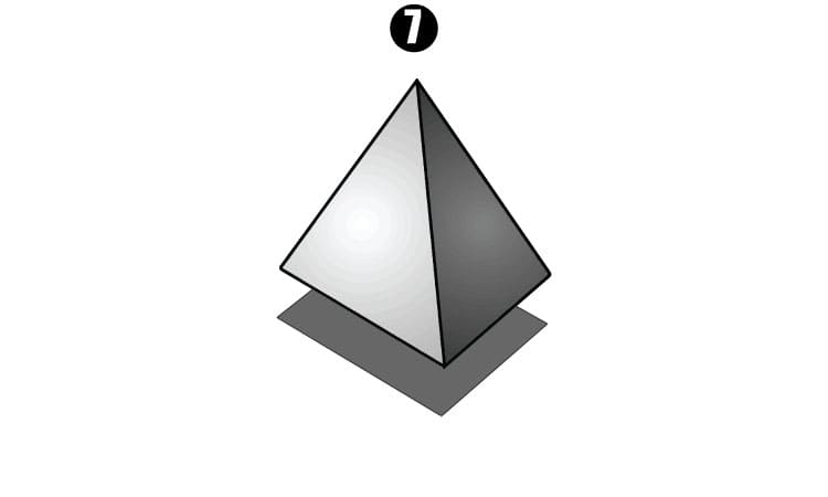 How to draw a 3D Pyramid