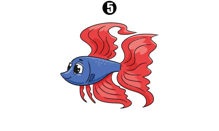 Betta Fish Drawing - Step By Step Tutorial - Cool Drawing Idea