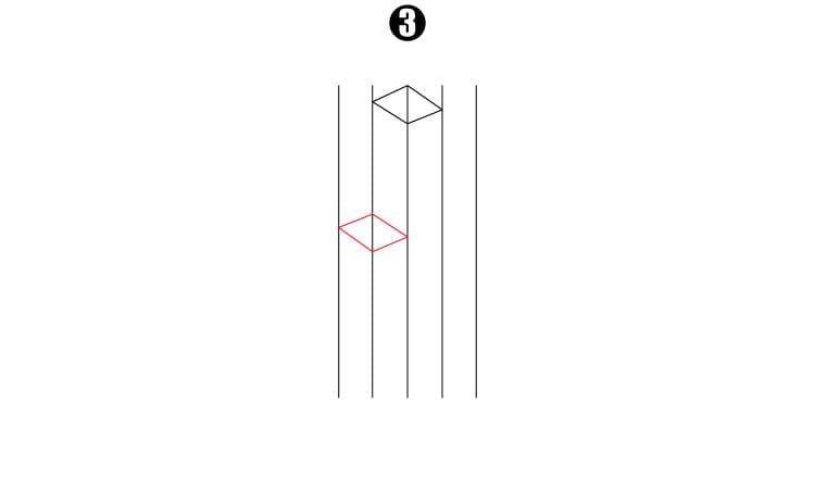Draw 3D Skyscrapers Step 3