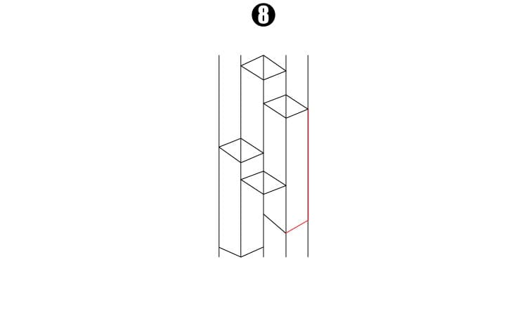 Draw 3D Skyscrapers Step 8