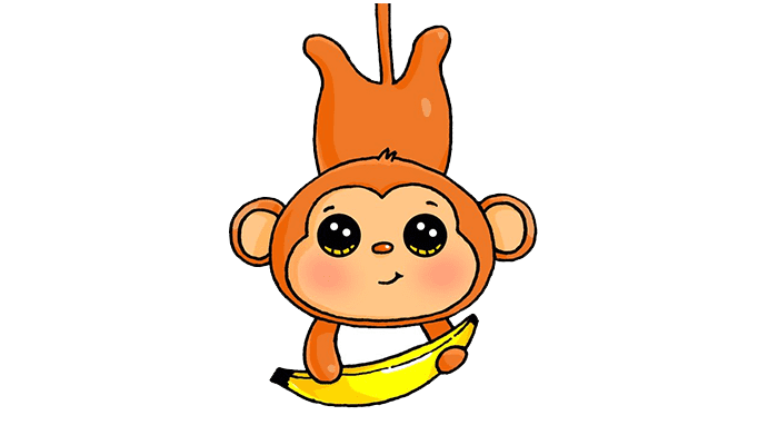 Cute Monkey Drawing