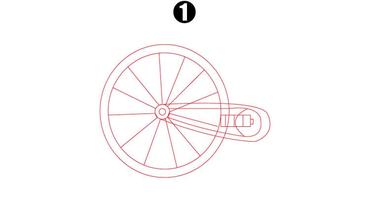 Bike Drawing Step1