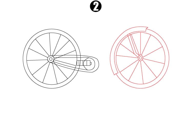 Bike Drawing Step2