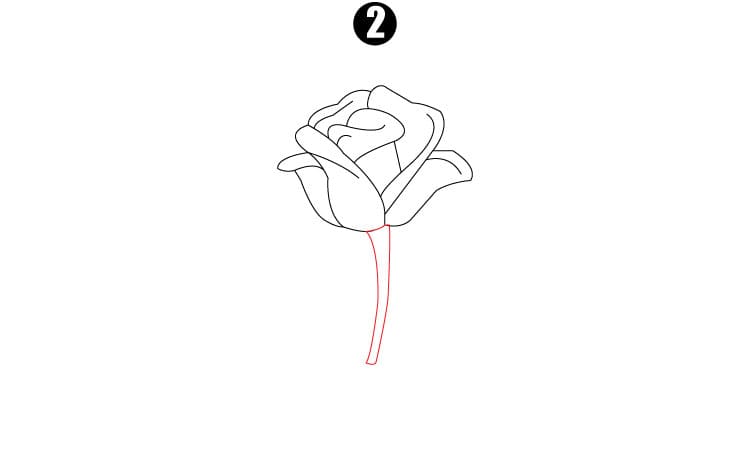 ROSE Drawing Easy 🌹| How to Draw a Rose step by step - YouTube-saigonsouth.com.vn
