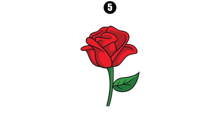 How to Draw a Rose Flower – Realistic Rose Drawing - Easy Crafts For Kids-saigonsouth.com.vn