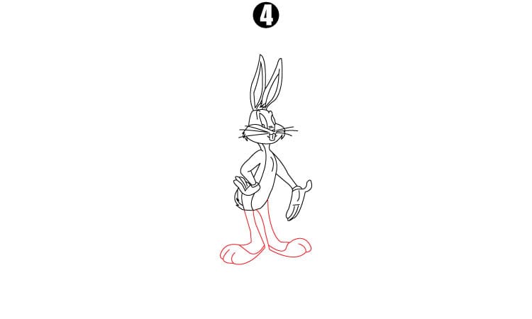 Bugs Bunny Drawing -A Step By Step Guide - Cool Drawing Idea