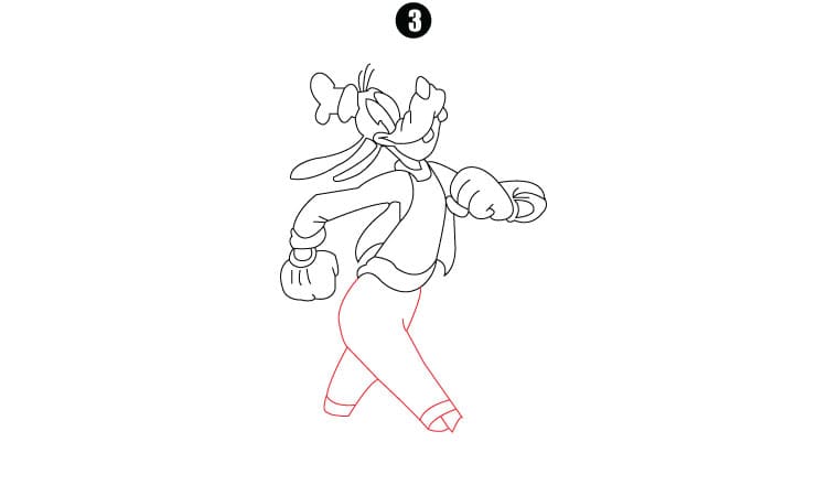 Goofy Drawing Step3