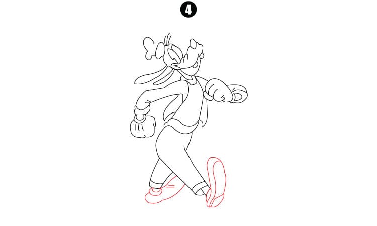 Goofy Drawing Step4