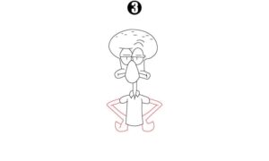 Squidward Drawing - A Step By Step Tutorial - Cool Drawing Idea