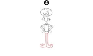 Squidward Drawing - A Step By Step Tutorial - Cool Drawing Idea