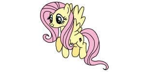 Read more about the article Fluttershy Drawing || Step by Step Guide