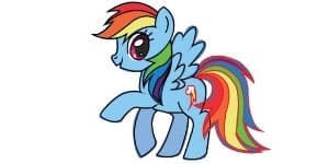 Read more about the article Rainbow Dash Drawing || Step by Step Guide