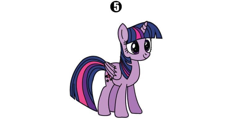 Twilight Sparkle Drawing for kids
