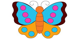 Cartoon Butterfly Drawing ideas