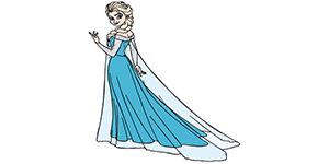 Cute Elsa Drawing