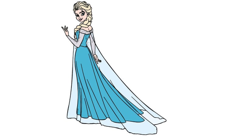 Elsa Drawing || Step by Step Tutorial - Cool Drawing Idea