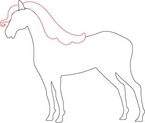 Pegasus Drawing simple